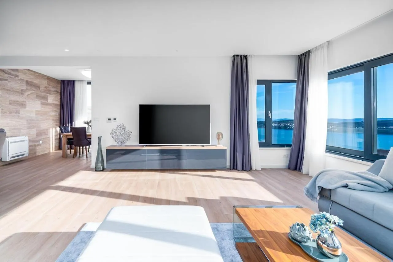 New Villa Astera -Heated Pool, 4 Bedrooms, And Sea Views Seget Vranjica 0*,  Croatia
