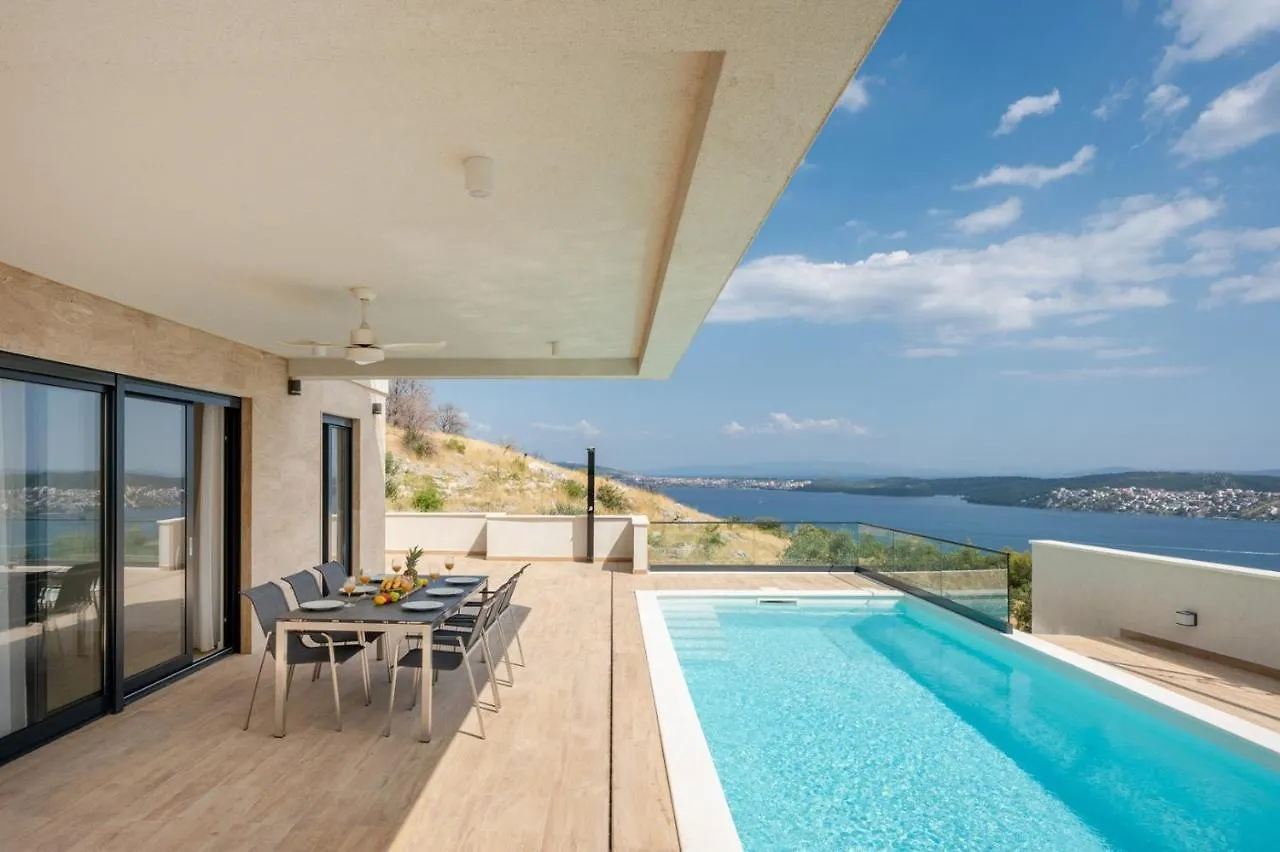New Villa Astera -Heated Pool, 4 Bedrooms, And Sea Views Seget Vranjica 0*,  Croatia