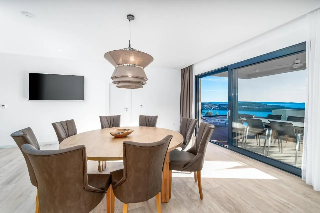 New Villa Astera -Heated Pool, 4 Bedrooms, And Sea Views Seget Vranjica Croatia
