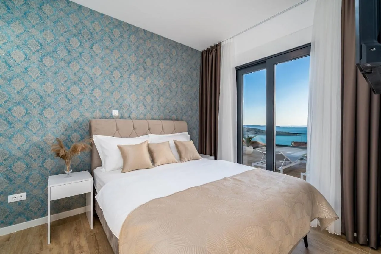 New Villa Astera -Heated Pool, 4 Bedrooms, And Sea Views Seget Vranjica